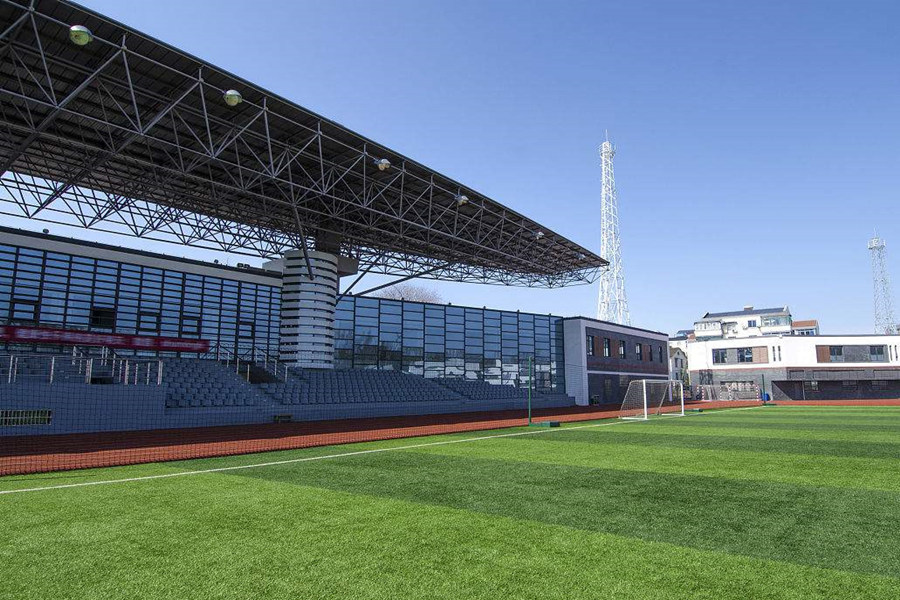 怀化体育场看台网架工程